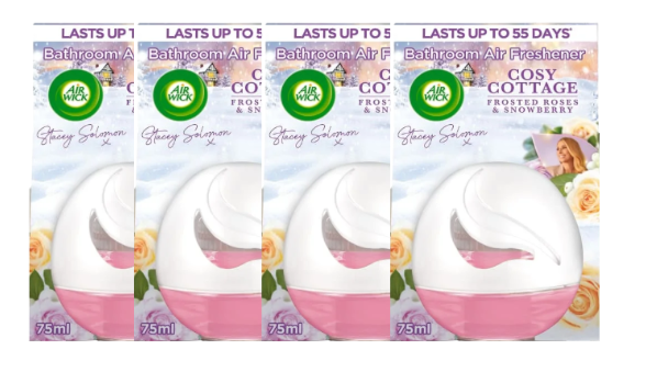 Airwick Stacey Solomon Cosy Cottage Decosphere 75 ml X 4